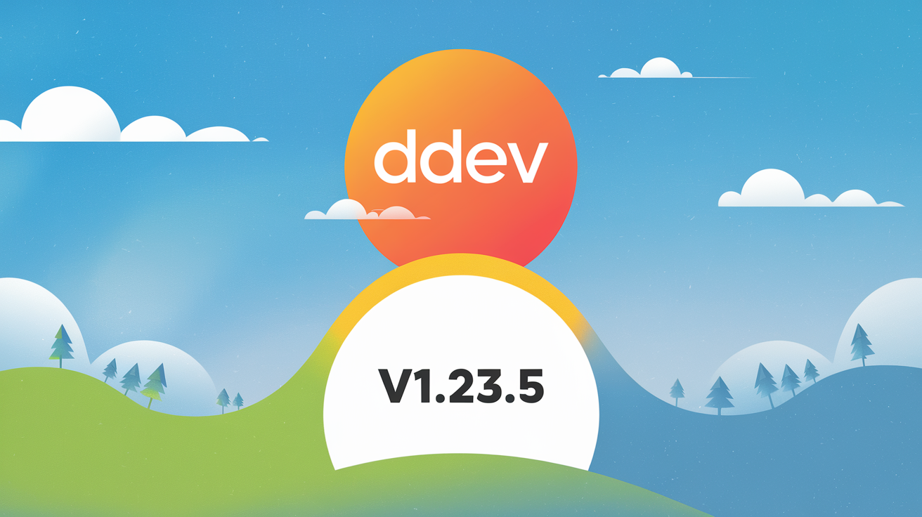 DDEV v1.23.5 release announcement